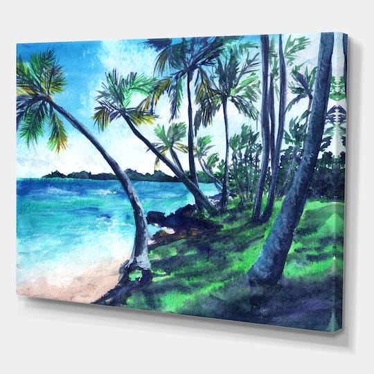 Designart - Tropical Beach In Summer Paradise